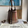 BURBERRY Grainy Calfskin Brown Bag