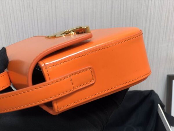 CELINE Triomphe Shoulder bag in orange