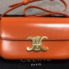 CELINE Triomphe Shoulder bag in orange